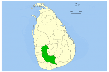 Sabaragamuwa province of Sri Lanka