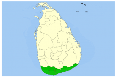 Southern province of Sri Lanka